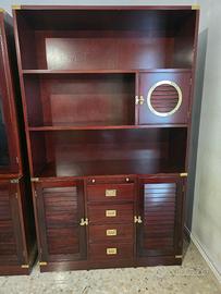 Set da libreria artegianale in stile marina
