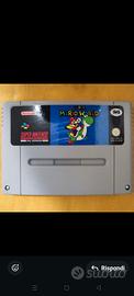 console super nintendo + super Mario world 