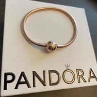 Bracciale Pandora oro rosa con chiusura a sfera 