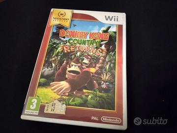 gioco nintendo wii Donkey Kong Country Returns ITA