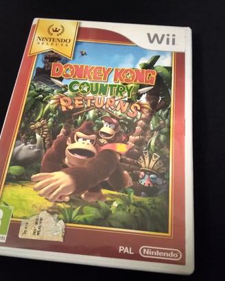 gioco nintendo wii Donkey Kong Country Returns ITA