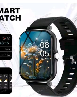 Nuovo smartwatch uomo-donna, schermo 1.83"