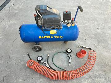 compressore 50 litri +  accessori
