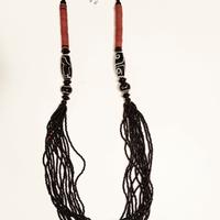 collana etnica a più fili/ vetro di Murano