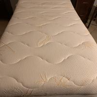 Letto singolo elettrico con materasso ortopedico