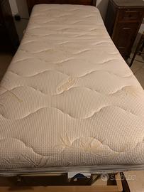 Letto singolo elettrico con materasso ortopedico