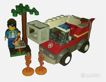 Lego 60212 Camion Rosso Pompieri Set Completo
