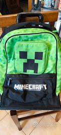 cartella zaino Minecraft
