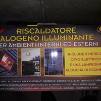 Riscaldatore illuminante alogeno