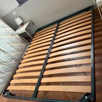 Rete a doghe di legno matrimoniale