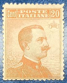 REGNO 1916 Michetti a destra, non filigranati