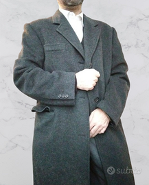 Cappotto grigio cc Corneliani in lana e cashmere