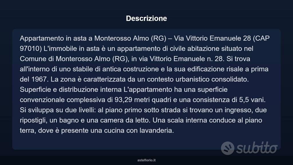 Appartamento – Monterosso Almo, Ragusa - Vista 3