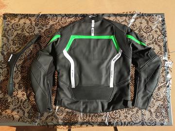 giacca 52 NUOVA con cartellino in pelle