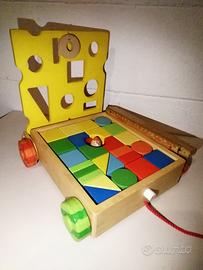 Carretto Topino SEVI in legno