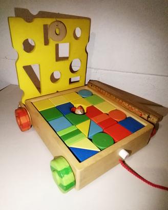 Carretto Topino SEVI in legno