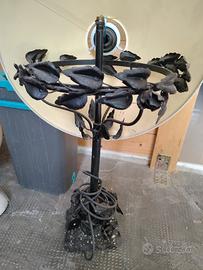 Lampada in ferro battuto