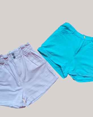 Set 2 shorts da ragazzine 12 a 14 anni.  Set 5 €