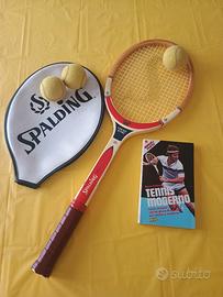 Lotto Tennis Vintage - Racchetta Spalding + Libro