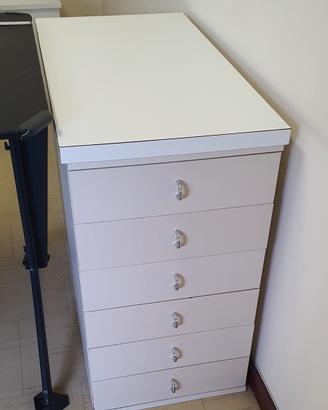 mobiletto con mensola /cassettiera