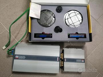 Impianto stereo auto con subwoofer hertz