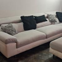 divano con pouf contenitore 