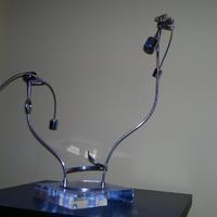 Opera d'arte inox anni 80