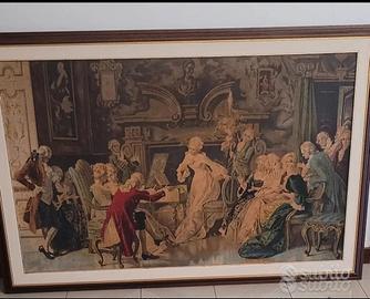 Antico Arazzo realizzato su tela 