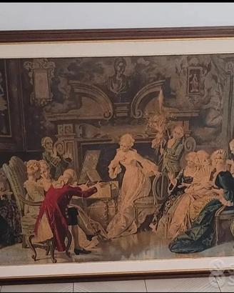 Antico Arazzo realizzato su tela 