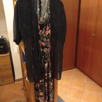 Vestito donna a pantalone modello pigiam+ mantella