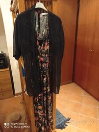 Vestito donna a pantalone modello pigiam+ mantella