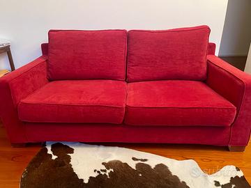 Divano 180x85 con pouf 90x90 separato