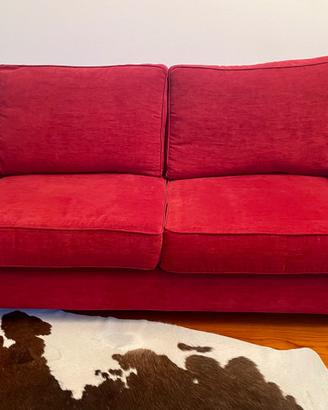 Divano 180x85 con pouf 90x90 separato