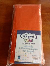 Lenzuolo con Angoli iSogni Color 1 Piazza e Mezzo