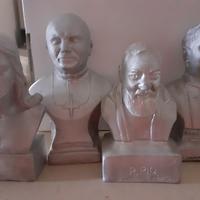 4 statue artigianali 