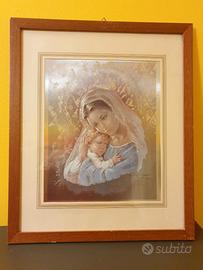 Quadro Madonna con bambino