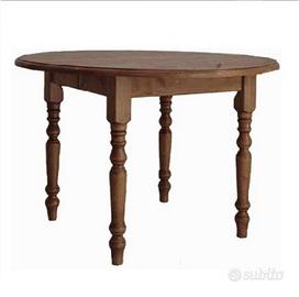 Tavolo rotondo anni 80