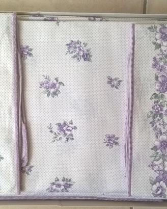 lenzuola matrimoniali con stampa floreale