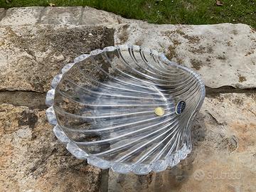 Cristallo di Boemia  a forma di conchiglia