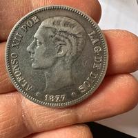 Moneta 1877 argento