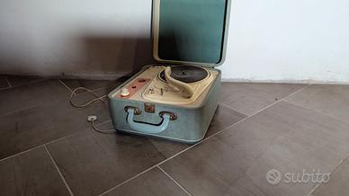 giradischi portatile vintage Perpetuum Ebner