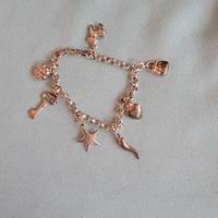 Bracciale in argento 925 con ciondoli