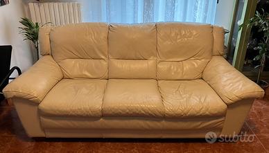 divano VERA PELLE 3 posti