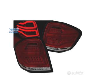 FANALI MERCEDES W164 05-08 BAR LED ROSSO FUMÈ