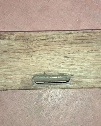 Livella a bolla in legno vintage