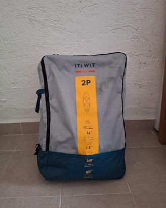 Canoa-kayak gonfiabile 100+ 2 posti