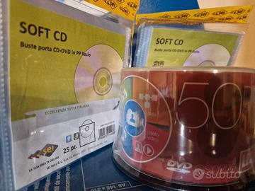 50 DVD-R vergini + custodia soft
