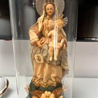 Madonna del Carmine in campana di vetro
