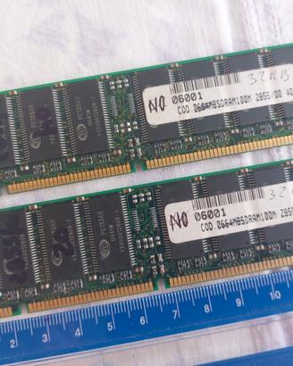 Banchi RAM 32 Mb per PC anni 90,