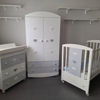 Lettino, armadio e fasciato Foppapedretti "Lovely"